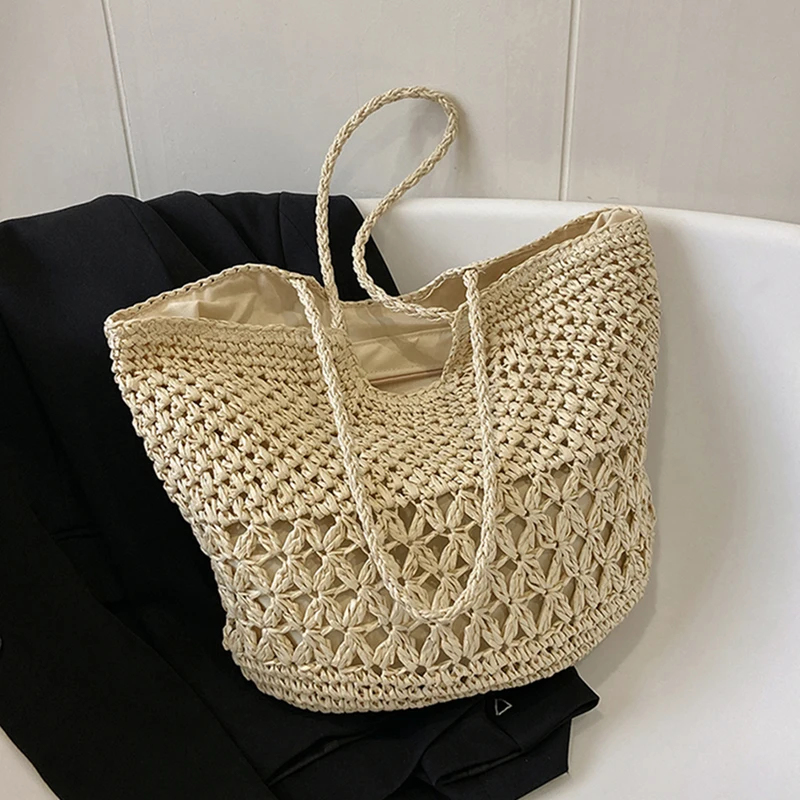 Casual Design Straw Weave Bags - Luxury Bag Collection บทวิจารณ์และราคา