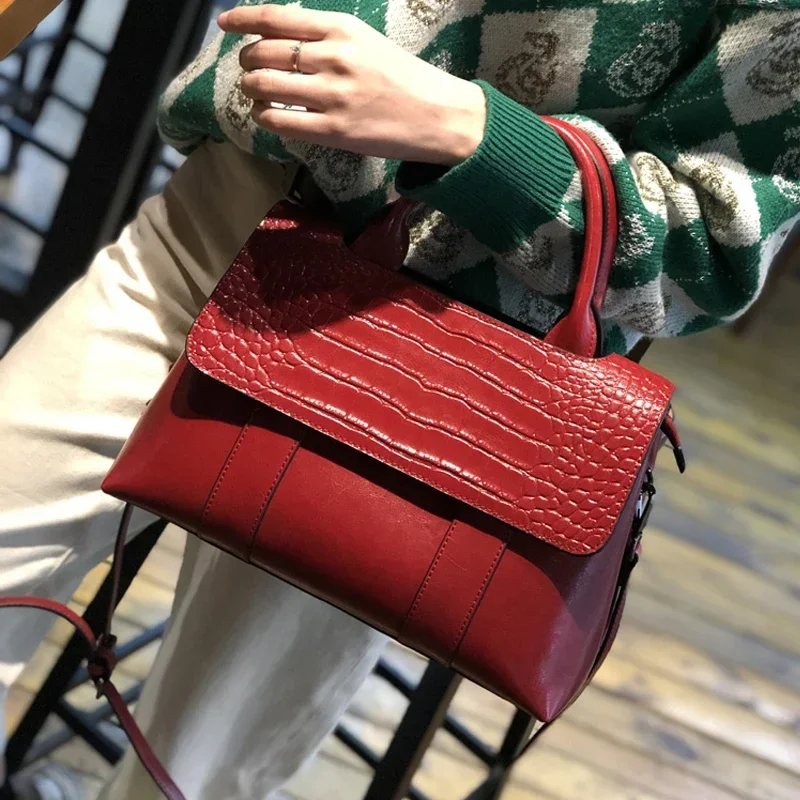 Women's Cow Real Leather Cross - Luxury Quilted Bags บทวิจารณ์และราคา