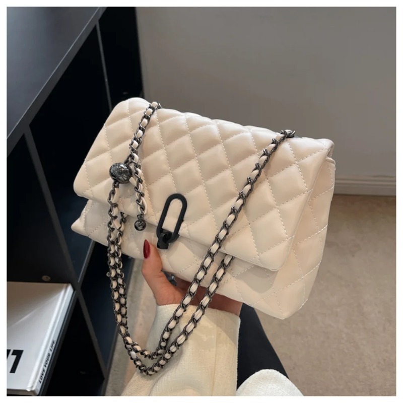 2026 Women's Beige Diamond Qui - Luxury Quilted Bags บทวิจารณ์และราคา