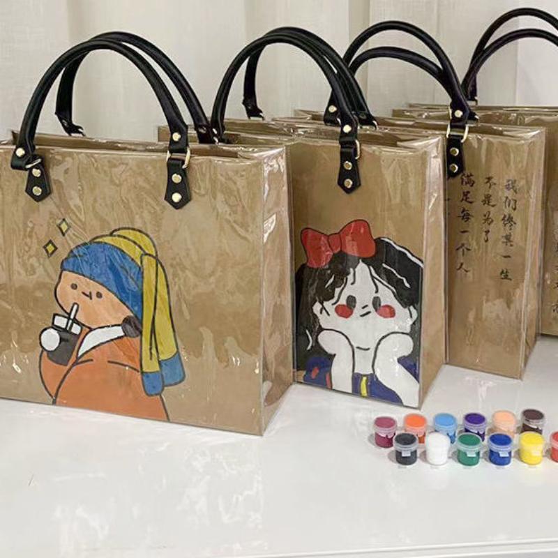Calligraphy Paper Bag with Lea - Luxury Bags Hand Painted บทวิจารณ์และราคา
