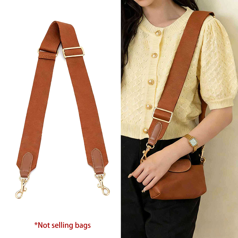 Solid Color Bag Strap Designer - Belt Bag Leather Wide บทวิจารณ์และราคา