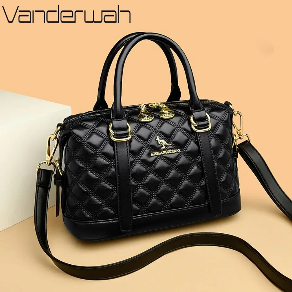High Quality Soft Leather Tote - Luxury Quilted Bags บทวิจารณ์และราคา
