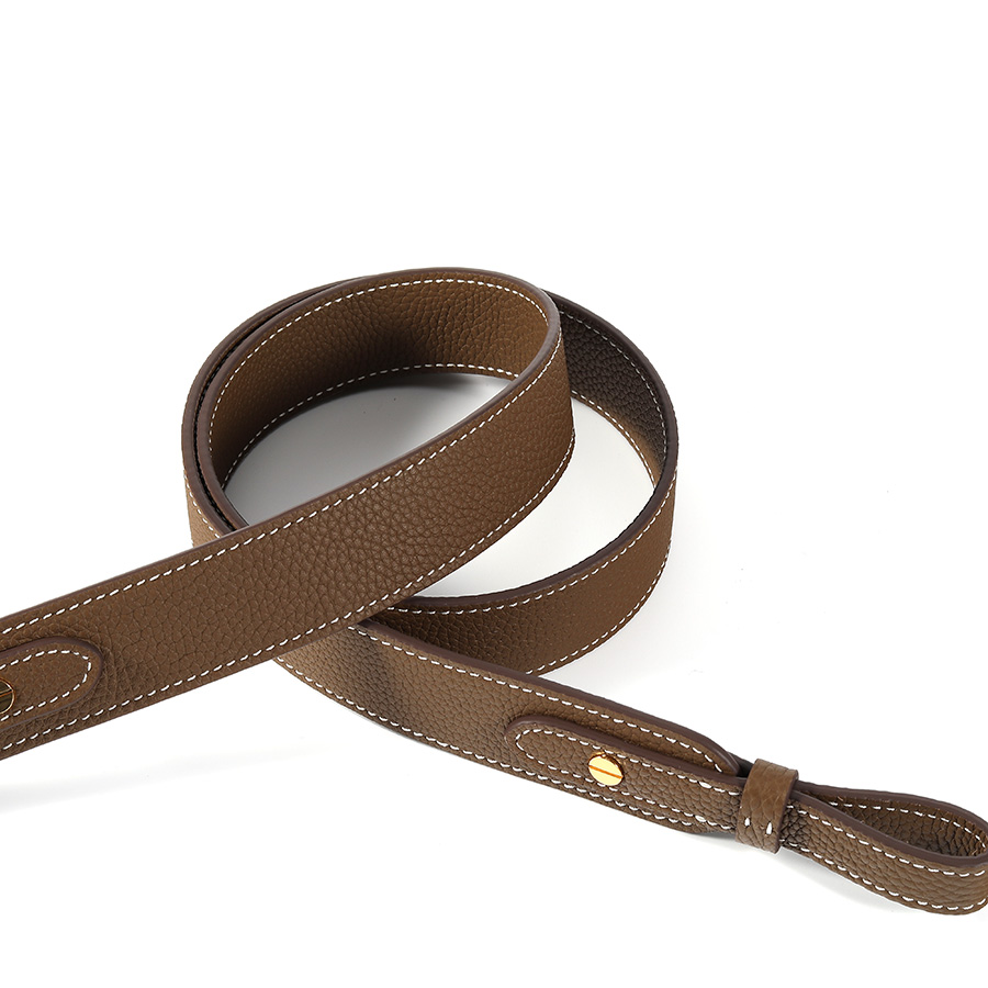 Full Leather Togo Etoupe Genui - Belt Bag Leather Wide บทวิจารณ์และราคา