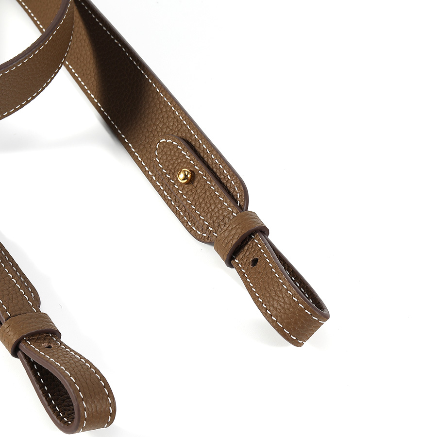 Full Leather Togo Etoupe Genui - Belt Bag Leather Wide บทวิจารณ์และราคา