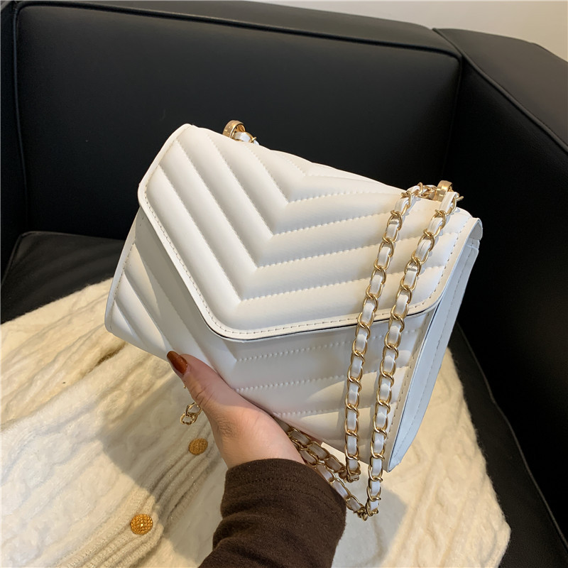 Women's White Black Quilted Ch - Luxury Quilted Bags บทวิจารณ์และราคา