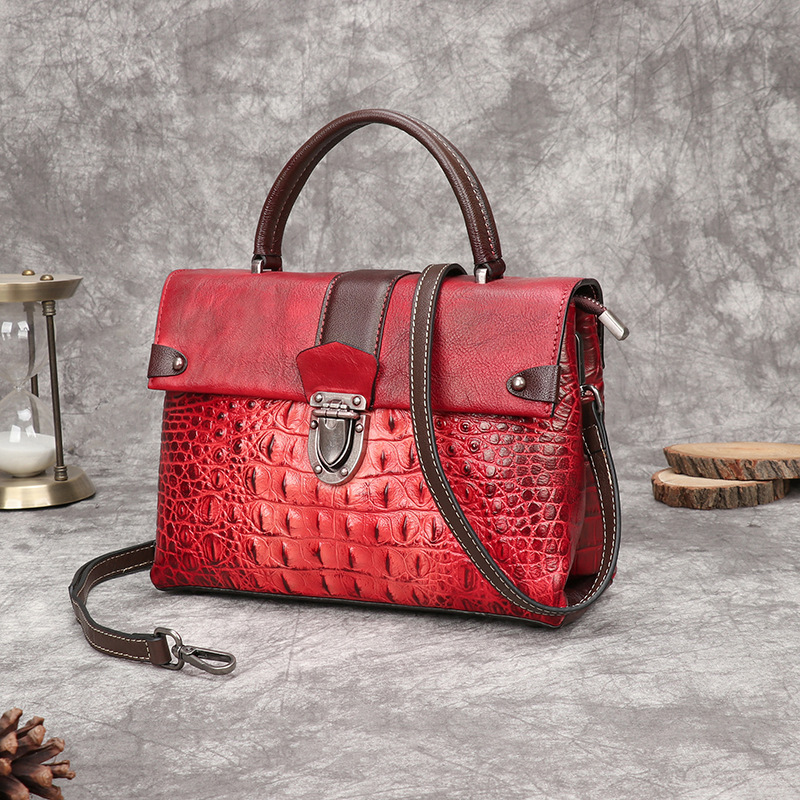 Johnature Retro Alligator Patt - Luxury Bags Hand Painted บทวิจารณ์และราคา
