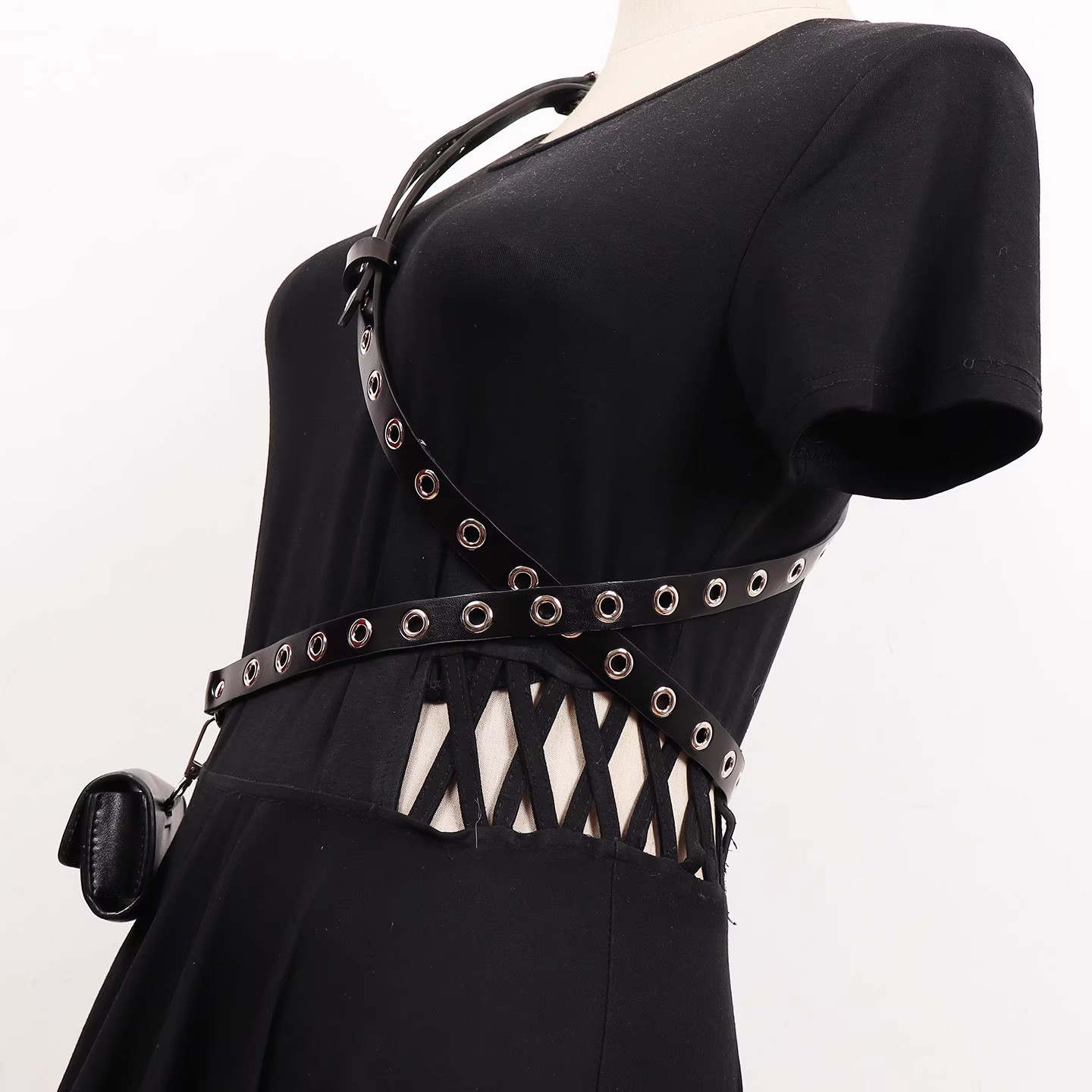 Women's Runway Fashion Genuine - Belt Bag Leather Wide บทวิจารณ์และราคา