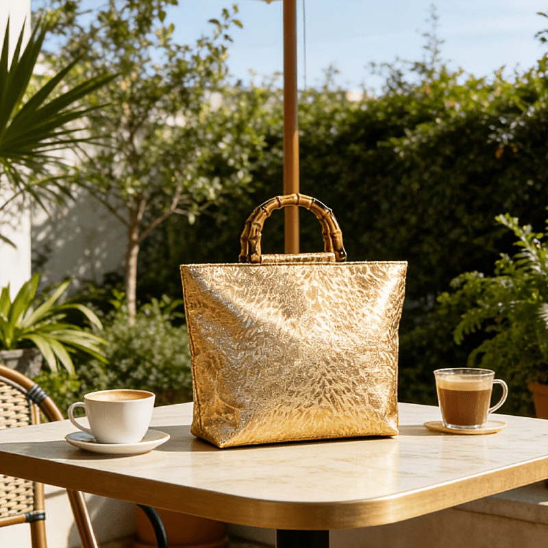 Light luxury metallic gold jac - Luxury Bag Collection บทวิจารณ์และราคา