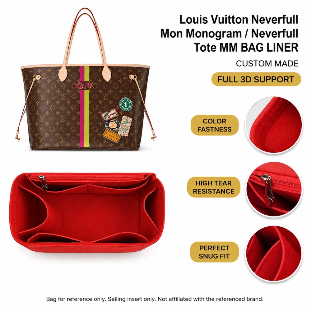 Luxury Felt Bag Organizer Inse - Luxury Bags Louis Vuitton บทวิจารณ์และราคา
