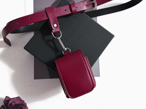 Women's Fashion PU Leather Bag - Belt Bag Leather Wide บทวิจารณ์และราคา