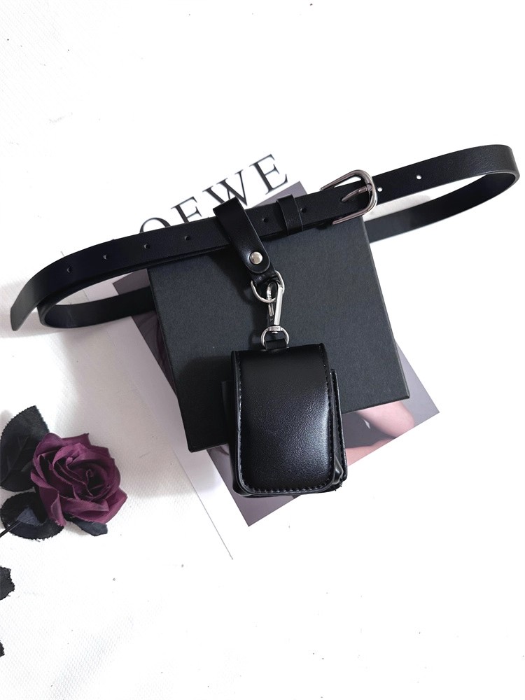 Women's Fashion PU Leather Bag - Belt Bag Leather Wide บทวิจารณ์และราคา