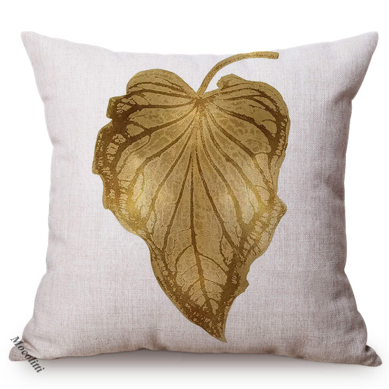Golden Leaf Style Cotton Linen - Luxury Bags Hand Painted บทวิจารณ์และราคา