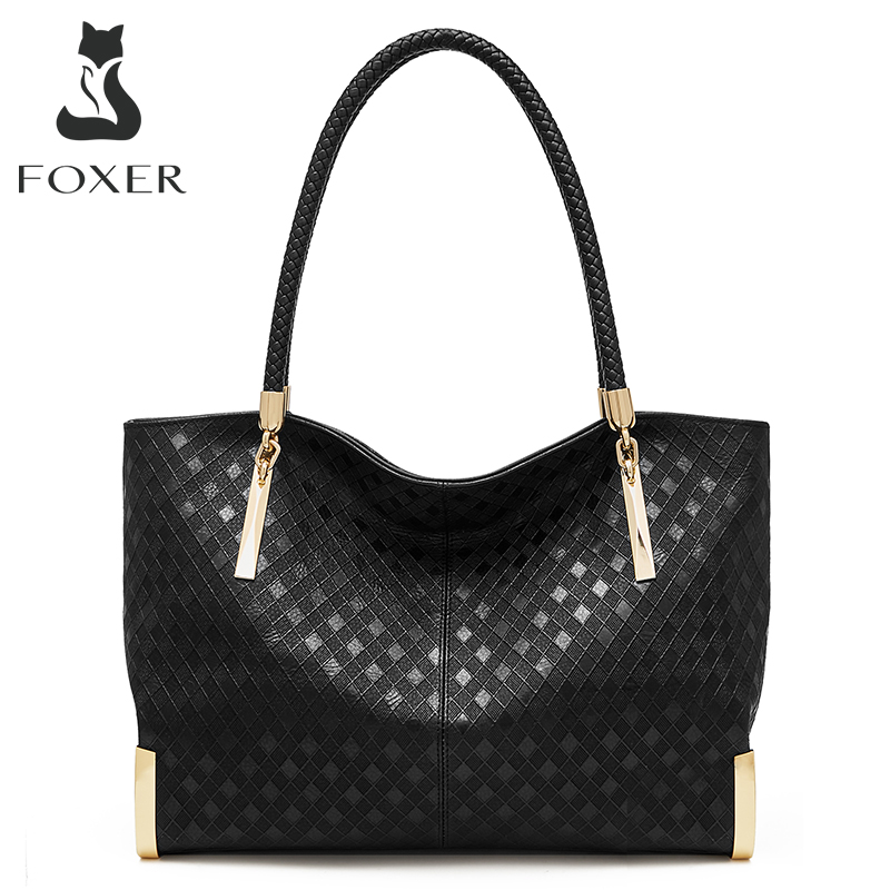 FOXER Genuine Leather Lady's H - Luxury Quilted Bags บทวิจารณ์และราคา
