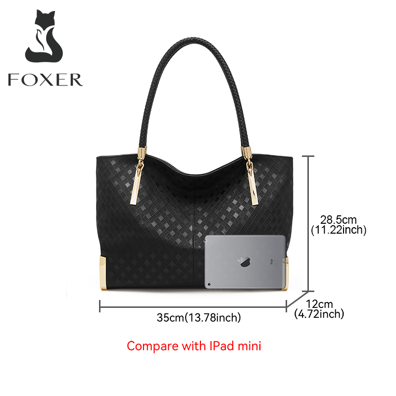 FOXER Genuine Leather Lady's H - Luxury Quilted Bags บทวิจารณ์และราคา