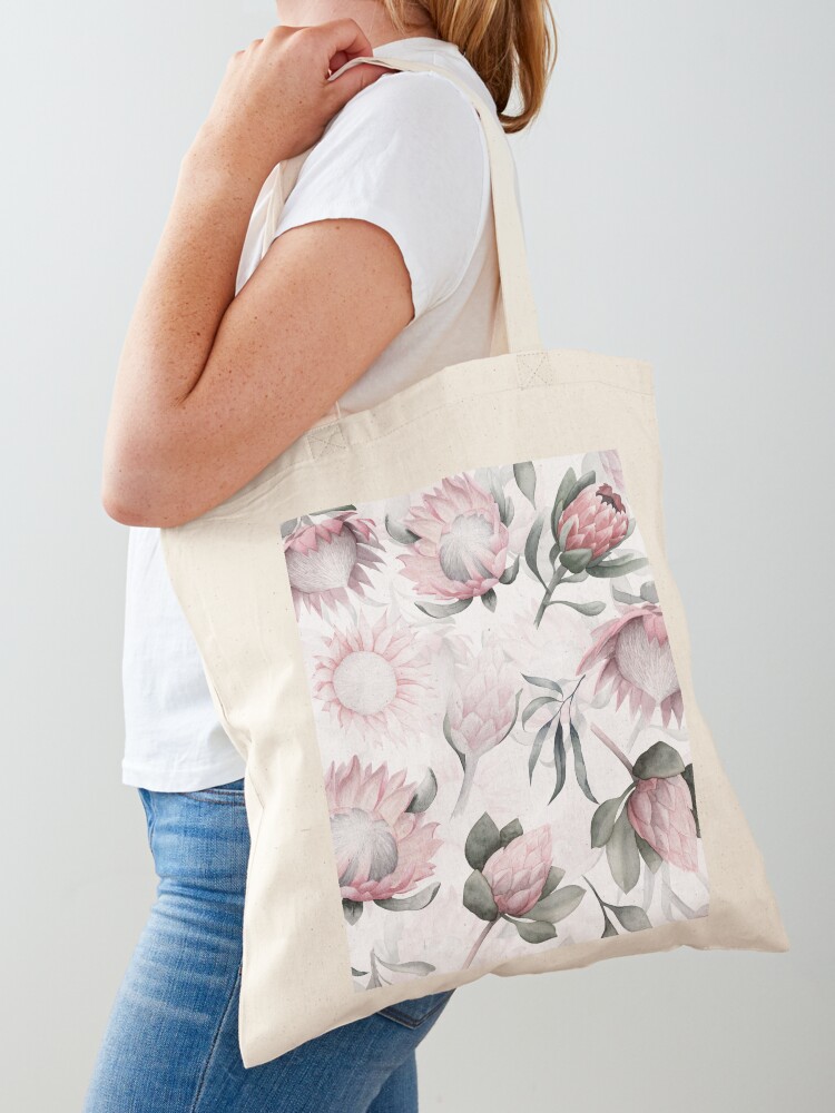 Hand Painted Protea Watercolor - Luxury Bags Hand Painted บทวิจารณ์และราคา