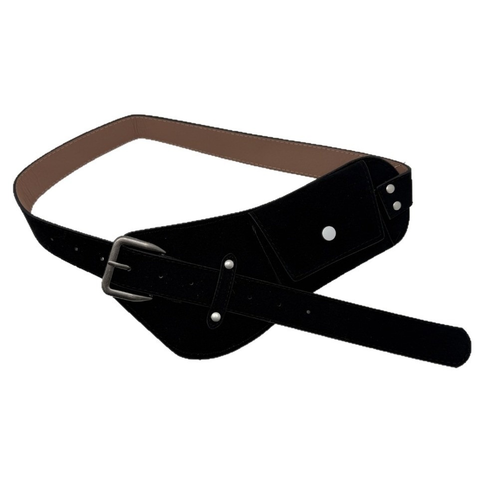 Fashion PU Pin Buckle Waistban - Belt Bag Leather Wide บทวิจารณ์และราคา