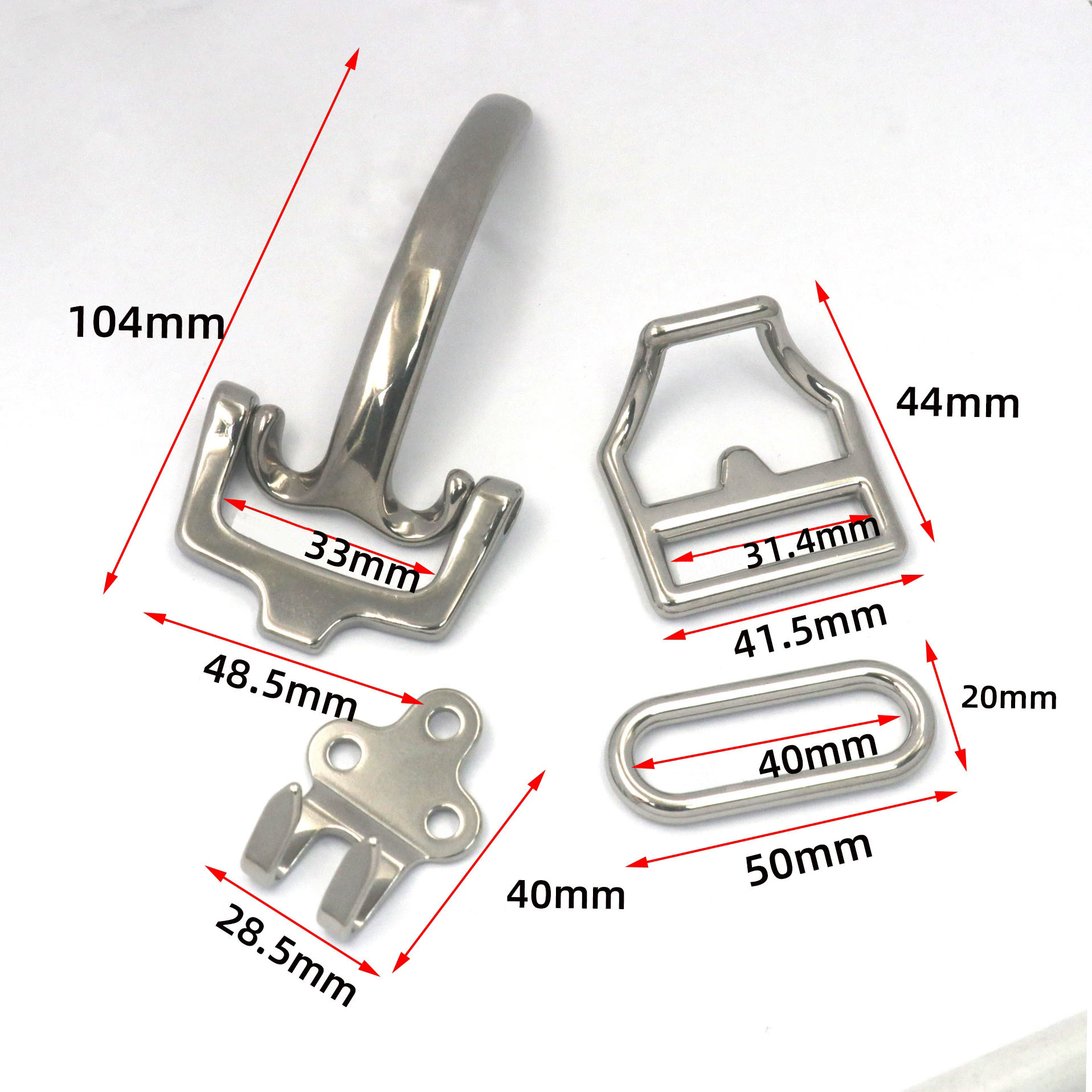 Stainless steel Cavalry buckle - Belt Bag Leather Wide บทวิจารณ์และราคา