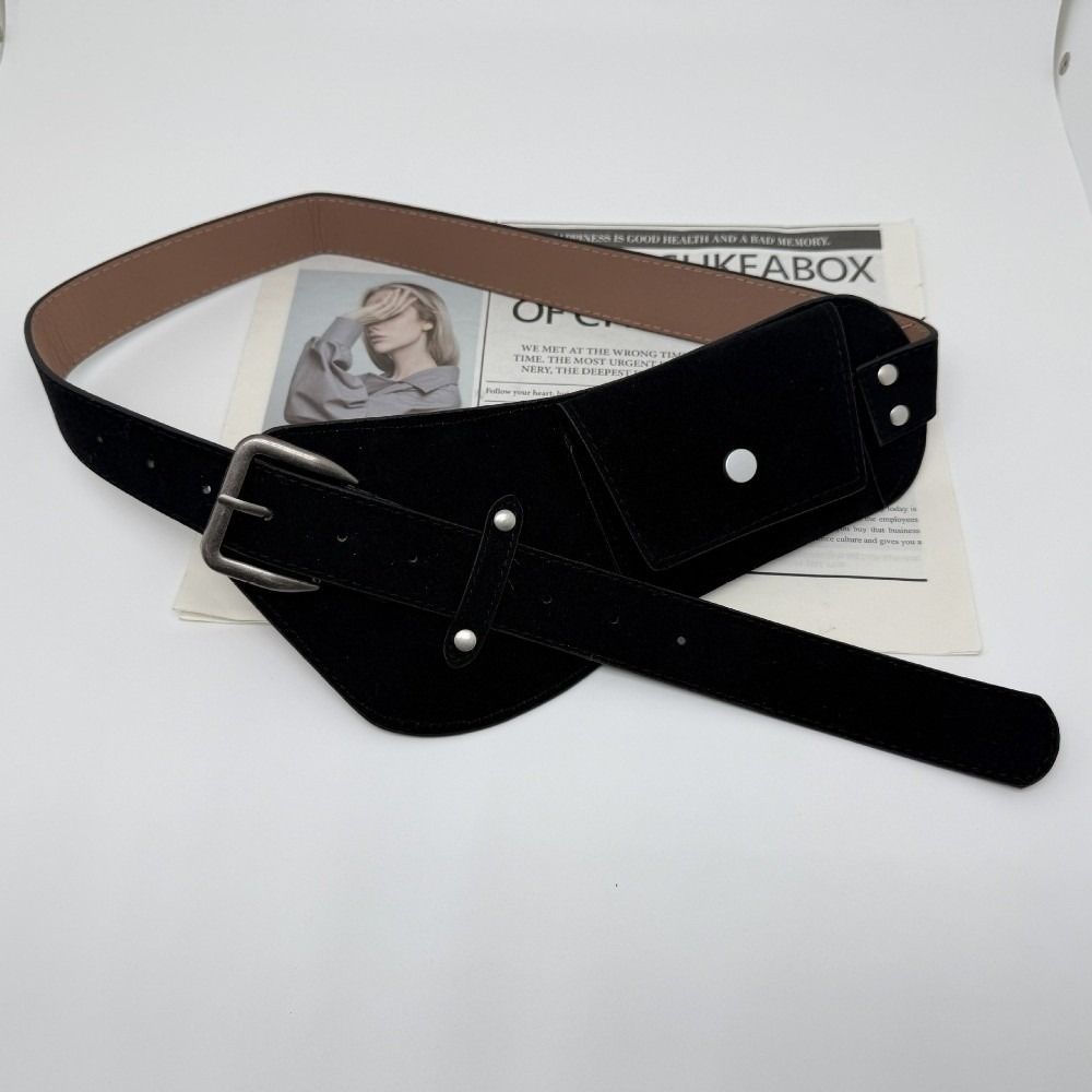 Fashion PU Pin Buckle Waistban - Belt Bag Leather Wide บทวิจารณ์และราคา
