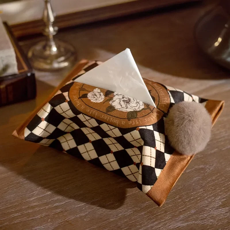 Light Luxury Tissue Box, Retro - Luxury Bags Hand Painted บทวิจารณ์และราคา