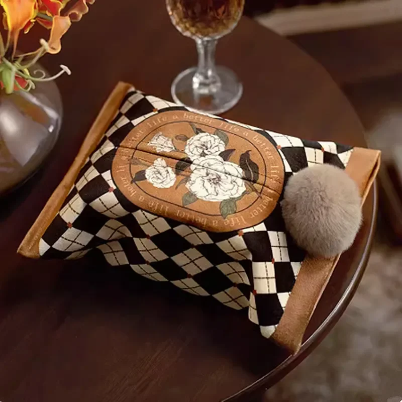 Light Luxury Tissue Box, Retro - Luxury Bags Hand Painted บทวิจารณ์และราคา