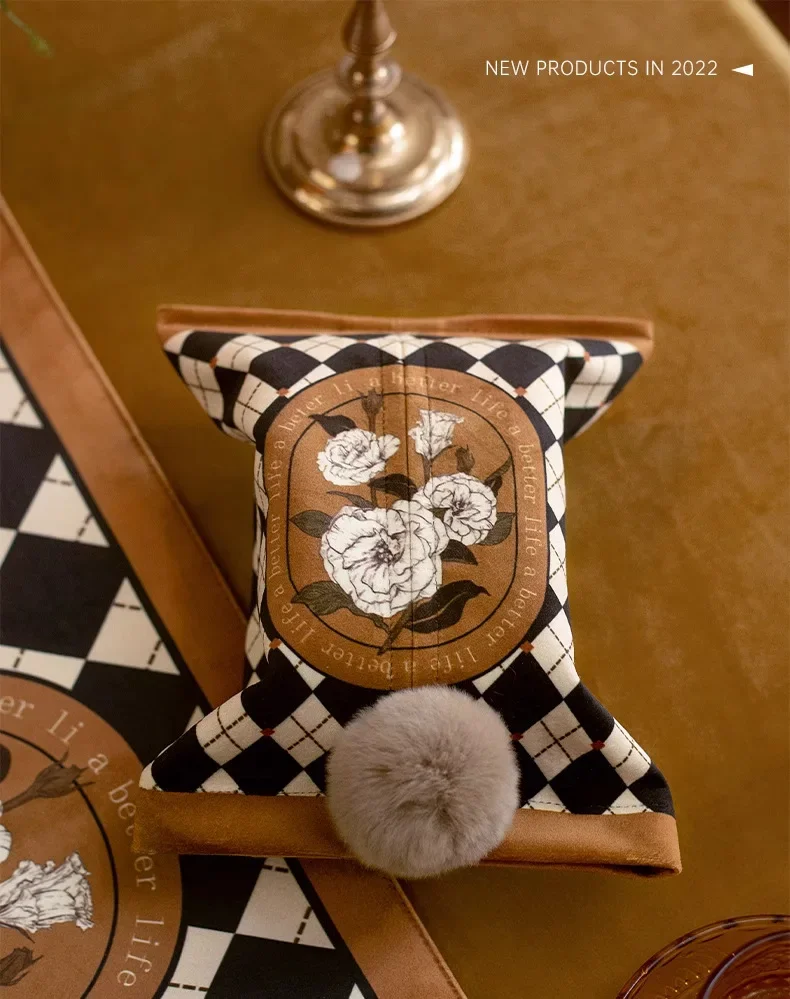 Light Luxury Tissue Box, Retro - Luxury Bags Hand Painted บทวิจารณ์และราคา