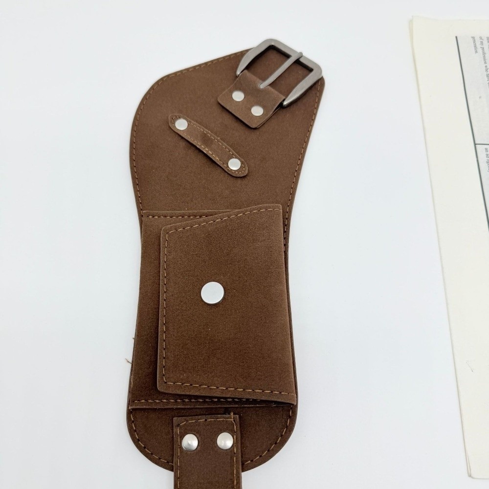 Vintage PU Pin Buckle Waistban - Belt Bag Leather Wide บทวิจารณ์และราคา
