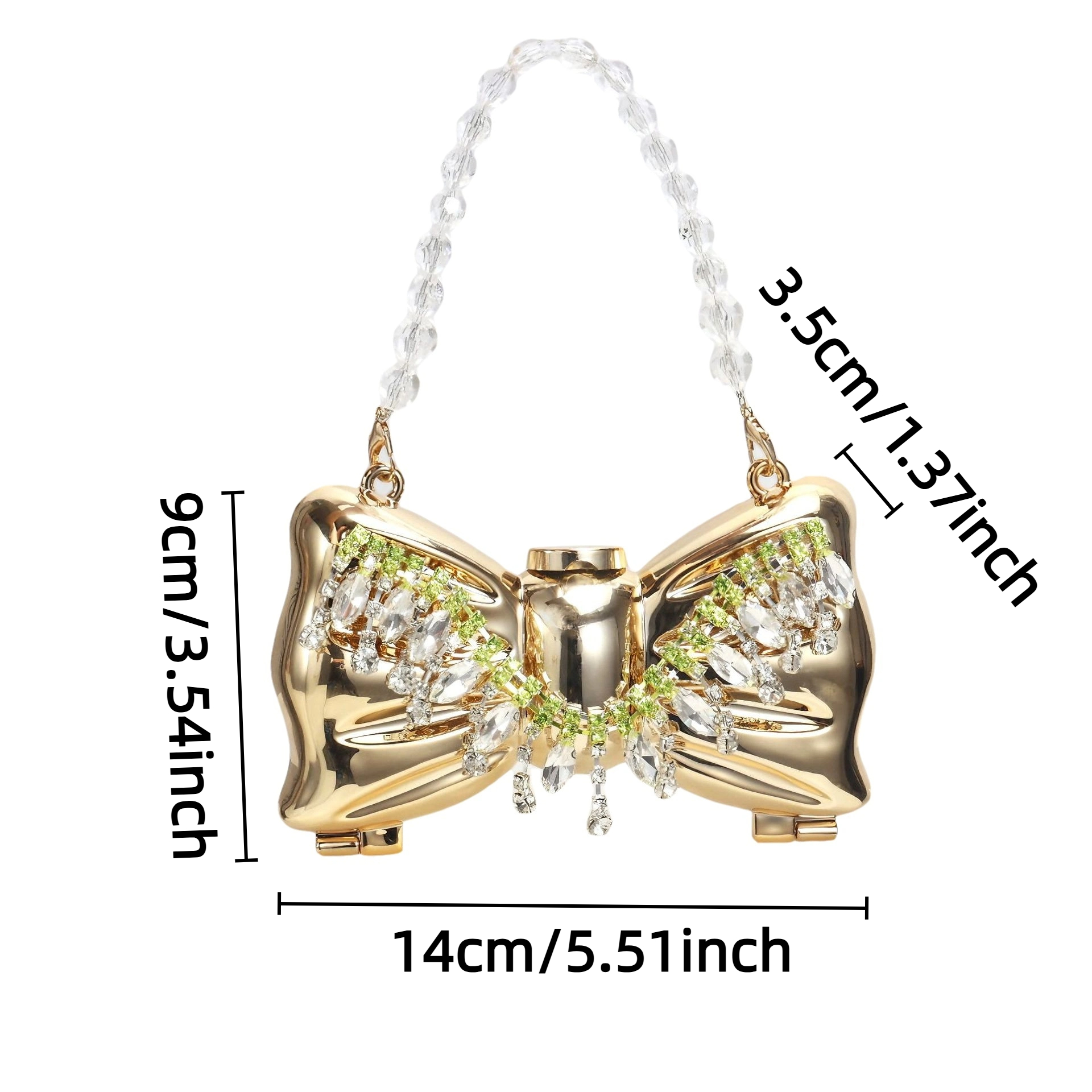 Luxury Fashion Metal Mini Hand - Luxury Bag Collection บทวิจารณ์และราคา