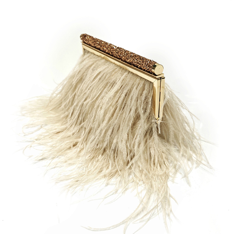 Fashion Clutch Metal frame Eve - Luxury Bag Collection บทวิจารณ์และราคา